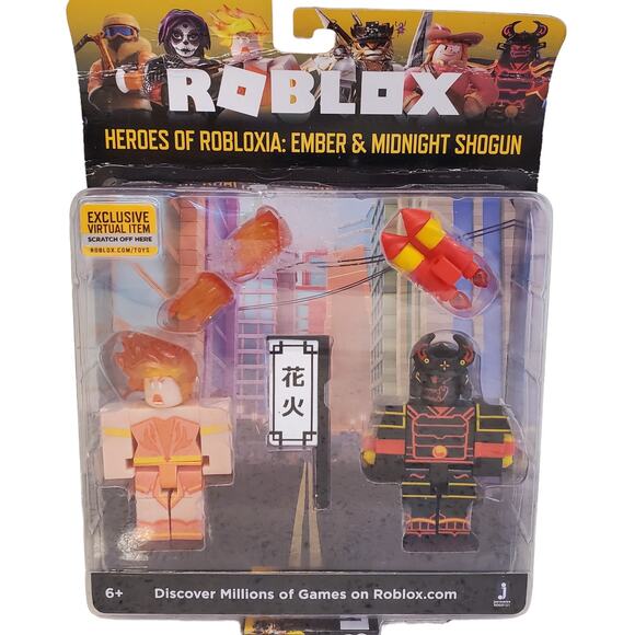 Roblox Heroes of Robloxia Ember Midnight Shogun Game Pack Celebrity Collection - Picture 10 of 10